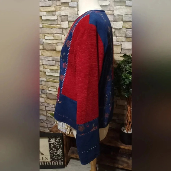 Napa Valley Embroidered Jacket Vintage Rare Large - Picture 4 of 7